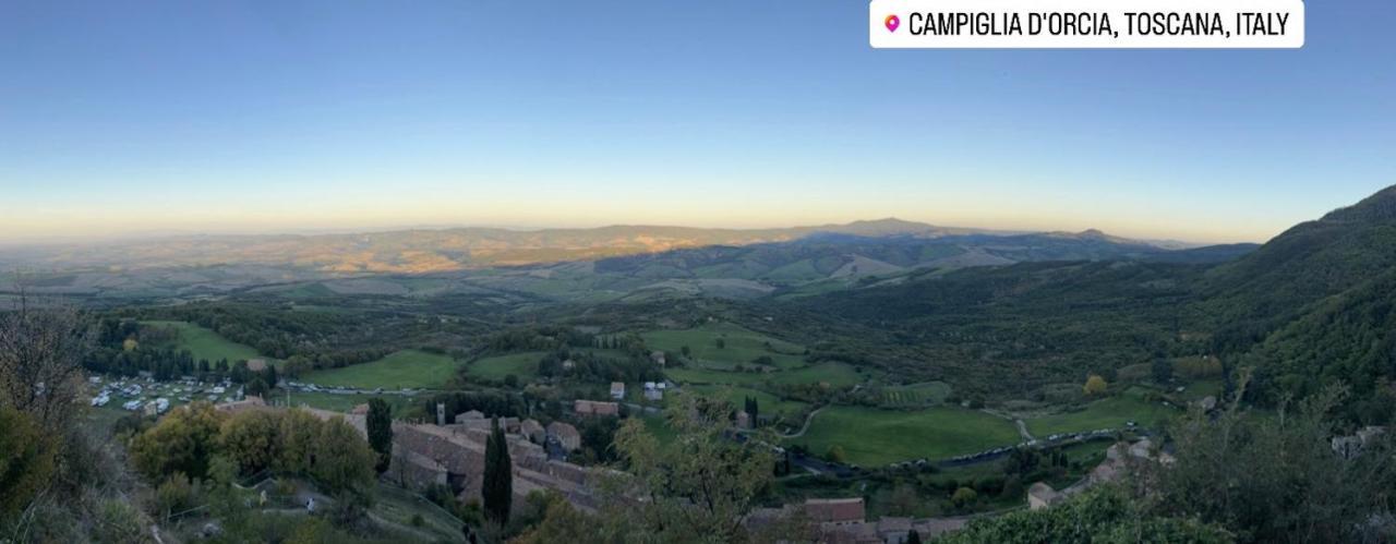 La Casa Del Teatro Appartement Campiglia dʼOrcia Buitenkant foto